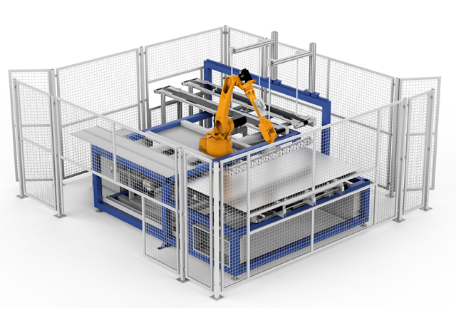 AUTOMATIC ROBOT LAYUP MACHINE