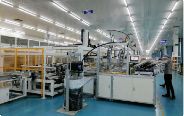 FULLY AUTOMATIC GLUING AND FRAMING MACHINE